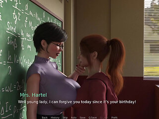 MILF Breeder - Cheating Big Tits Teacher Is in Love with My Massive Futa Cock