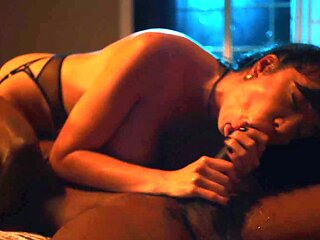Isiah Maxwell and Little Puck in 69 sex position on the bed