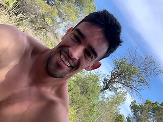 I got very nervous when i left my clothes on the forest. Naked in public