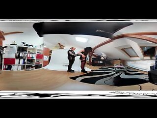 Prurient female's small tits clip