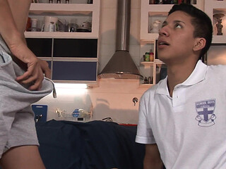 Two sweet and sweat teen boys in their anal hump