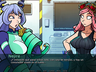 Mei's Project - The Voluptuous Nejire Hado from My Hero Academia Testing the Great Invention of the Beautiful Mei