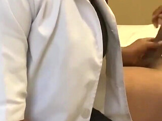 The Boy Got Aroused by Seeing the Sexy Doctor and They Had Sex