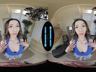 LETHAL HARDCORE VR - Cute Asian Babysitter Helps You Relieve Stress ft. Kimora Quin, Emma Rosie  Jerry Kovak: Porn