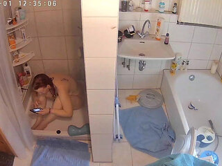 Caught Masturbating in the Shower Again