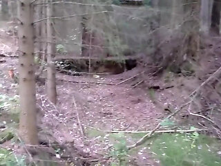 A fatal walk - Fucked, punished and totally filled with piss in a German WW2 bunker