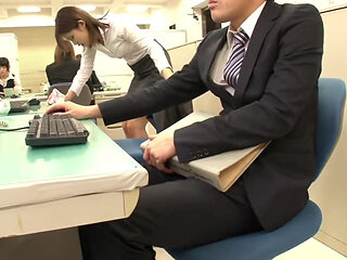 Office Temptation - the Pantyless Coworker Suddenly Undresses Right Before His Eyes - Part1