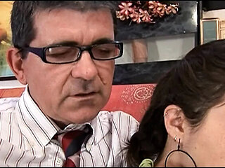 Stepdad Fucks Sweet Teen Stepdaughter - Gloria Domini Blowjob & Cowgirl