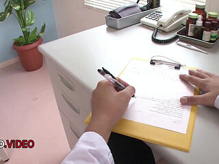 Stockings clad seductive Kyoka Mizusawa gives Blowjob desires satisfaction POV