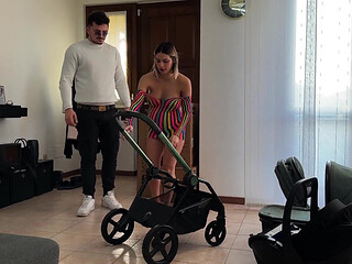 Anal I Get My Ass Fucked by the Owner of the Store Where I Bought the Stroller. Pregnant