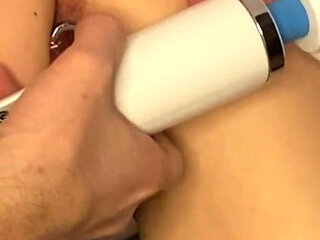 Ass Spanking, Butt Plug and Magic Wand Orgasms