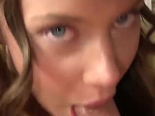 Sexy Teen Elena Koshka Sucks and Fucks a Hard Cock Dry4