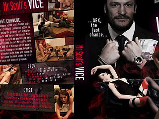 Mr. Scott's Vice: Bad Man Boss Stuffs & Throats Brunette in Anal Threesome