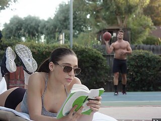 Abella Danger rides a huge cock of Ramon Nomar in reverse cowgirl