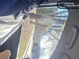 Munching on Ladora's Size 10 Feet N Toes with Her 1st Footjob