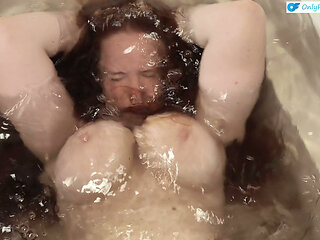 POV Underwater Fucking Face up Hair Down Missionary in the Bath