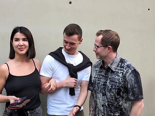 Asian temptress Lady Dee joins Paul for a wild MMF threesome