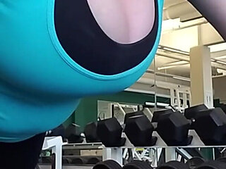 Do You Like Being Able to Creep Down My Cleavage as I Workout?