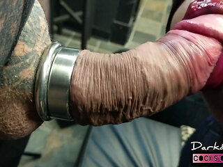 The cock-eating Latina Queen "Dark Dea" in (Blowjob domination)