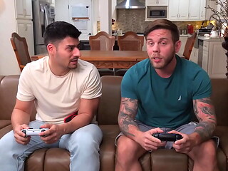 TWO COCKS, ONE SLUT, SLOPPY BJ, DEEPTHROAT, DEEP FUCKING AND FACIAL