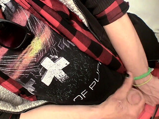 Max Rubbing His Rocker Cock