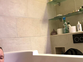 The Warm Water Makes My Nipples Hard.