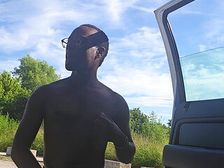 Jerking off in the Park