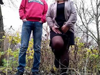 Stepmom's Sexy Holes in Nature