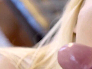 Plumber Jerks off His Cock at the Customer's Place