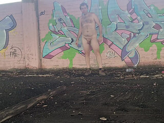 I get completely naked on the street