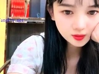 Amateur asian teen licks ass and sucks cock