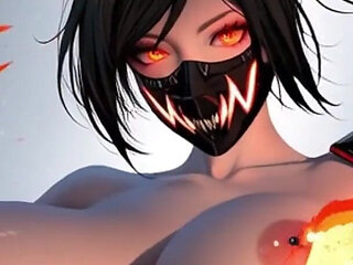 Scorpion Female Version Dancing on Music (ai Animation)