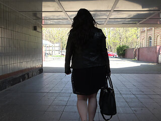 Fat German Slut Loves Pissing in Public