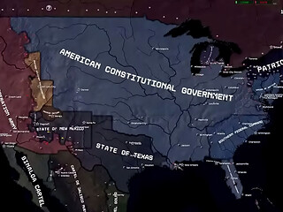 The Fire Rises: Second American Civil War (2021-2027) [Time-lapse Hoi4]
