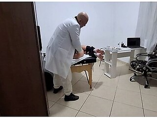A Milf Gets Fingered By The Proctologist During An Anal Exam