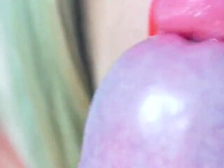 Red lipstick blowjob