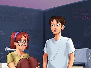 Summertime Saga Reworked - 5 in the College Toilets by Misskitty2k