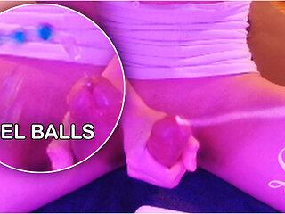 Gel Balls growing inside Dick make me Cum