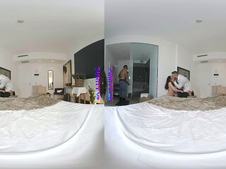 PURITYVR Naughty waiter with Elena Spano