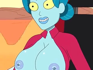 Rick and Morty - a Way Back Home - Sex Scene Only - Part 43 Unity Blowjob by Loveskysanx