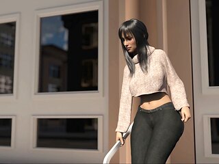 Porn game, big boobs, lets play