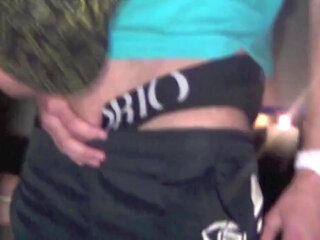 Slut submissed in sneakers and punished by scallyboy