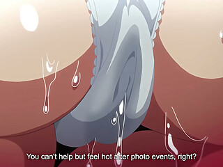 Animated Hentai, Hot girl with her friends