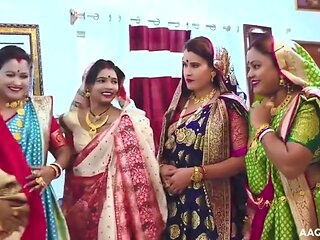 4 Horrny Indian Milfs Banged