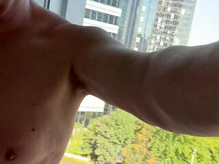 Naked without limits in gym