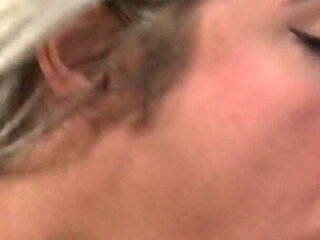 Stunning Blonde Sucking Dick and Fucking Hot in Gloryhole!