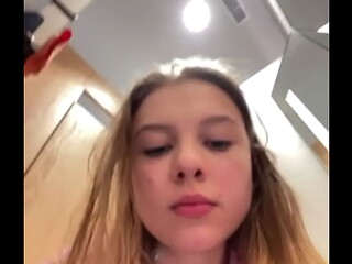 Extreme blowjob in the changing room