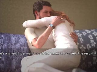 Alone in the Room, the Stepmother Playfully Made the Photographer Break a Sweat on the Bed