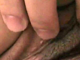 Lactating MILF Fingers Dripping Pussy to Explosive Orgasm