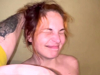 Face, ass, tits slapping POV
